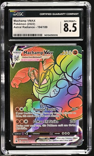 Machamp VMAX graded CGC 8.5 for sale on eBay