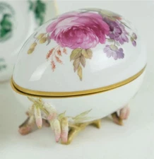 Properly Marked KPM Egg Shaped Covered Bowl