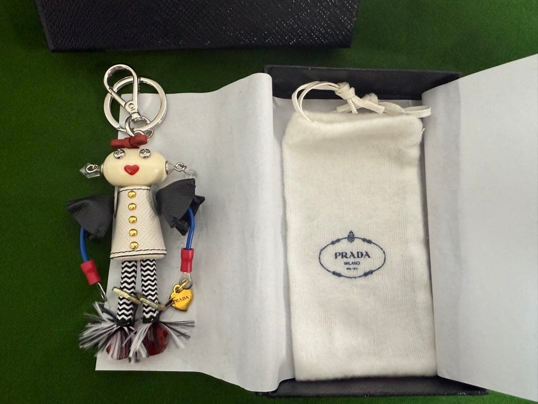 PRADA ちびゃん Rare PRADA Prada Robot Keychain Charm Marisaffiano | eBay