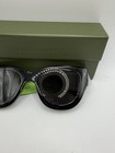 Longchamp Heritage 49mm Round Sunglasses in Black & Blue (Brand new with case) — photo 4