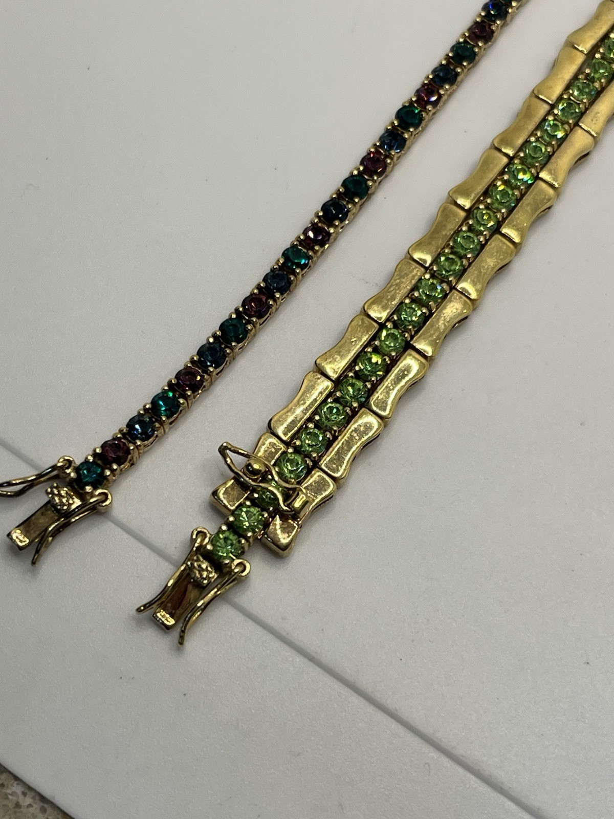 Joan Rivers interlocking interchangeable gold ton… - image 10