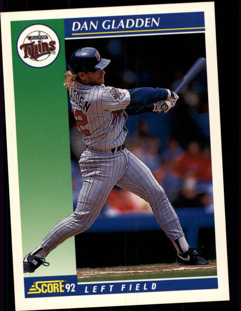1992 Score #28 Dan Gladden - BB