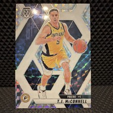 Panini 2024-25 Mosaic Prizm T.J. McConnell Serial #129 31/35 Indiana Pacers