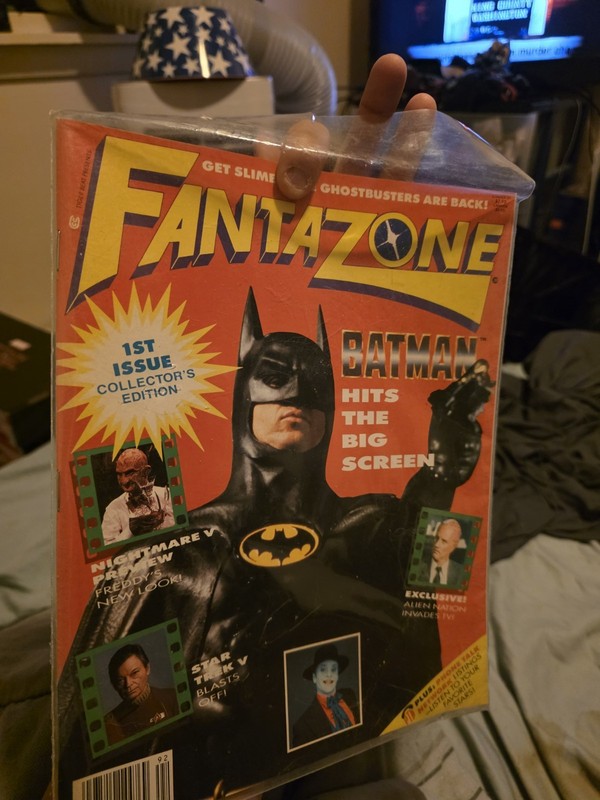 Vintage Magazine Fantazone #1 1989 Batman Nightmare of Elm Street Star Trek  159