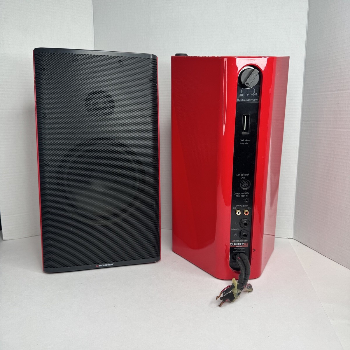 Monster Clarity HD Powered Speakers Red | eBay