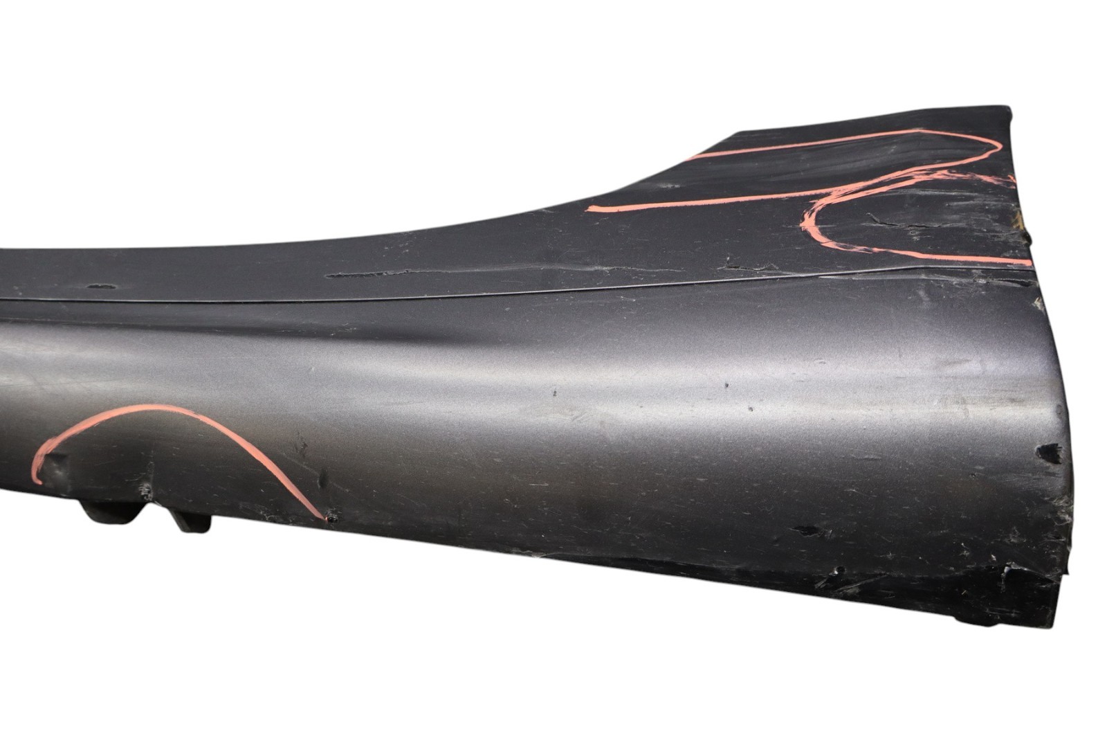 14-22 Maserati Quattroporte Left Driver Side Rocker Panel Side Skirt Molding Oem