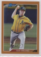 2020 Bowman Heritage Chrome Prospects Orange Refractor 2/25 Gus Varland 0kz8