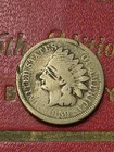 Pre-Civil War  :  1859 Indian Head Cent    First Year Album Filler.   "SURVIVOR"