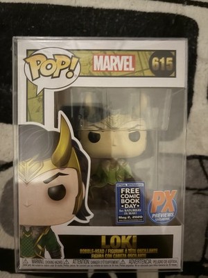 Funko Pop Marvel Loki Free Comic Book Day Px Exclusive 615