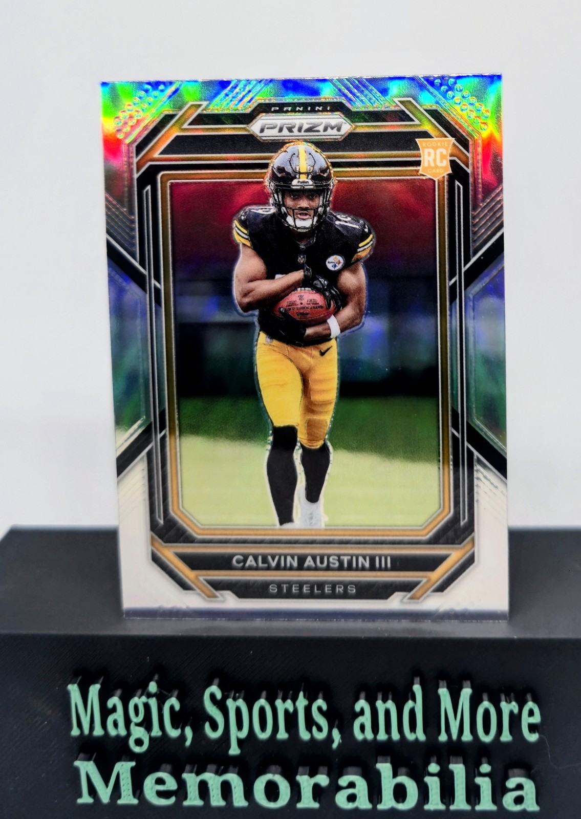 Calvin Austin III 2022 Panini Prizm - Rookies #338 Silver Prizm (RC)