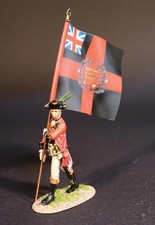 WB84-02 - Standard Bearer, 84th Regiment - Seven Years War - John Jenkins