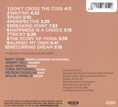 ROXY COSS RESTLESS IDEALISM NEW CD