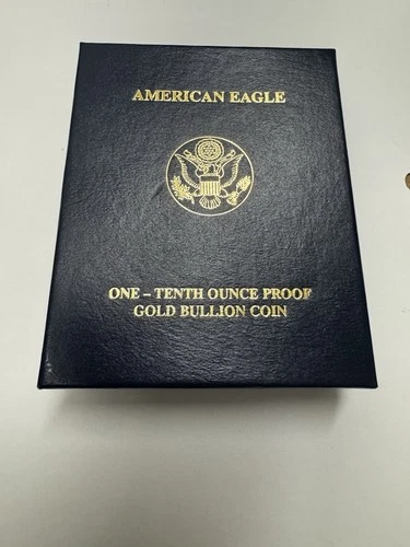 2010 American Eagle 1/10 Ounce Gold Proof Coin In Case With Paperwork