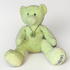 Russ Berries Birthday Bear of the Month August Green Plush Peridot Birthstone