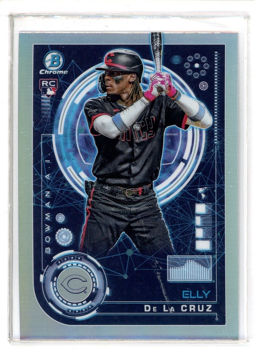 2024 Bowman Chrome Elly De La Cruz RC Rookie AI Insert Refractor (DC)