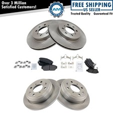 Brake Pad Rotor Kit Semi-metallic Front Rear For 1994 Acura Integra Brake Pad Rotor Kit Semi-metallic Front Rear For 1994 Acura Integra