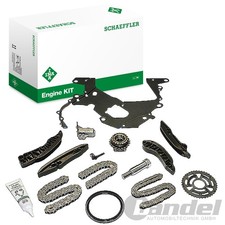 INA STEUERKETTENSATZ XL mit DICHTUNG 3xKETTE SPANNER passend für BMW N47 2.0d
