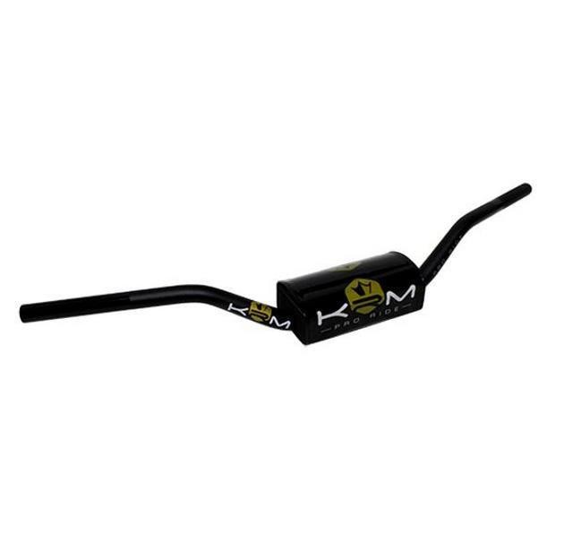 Guidon mécaboite d28.6 alu pro ride KRM noir or pour ride urbain