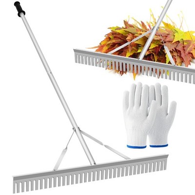 Aluminum Landscape Rake,Landscape Rake 36'',Leaf Rake Tool for Loosening Soil,...