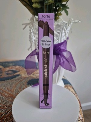 Tarte 3 in 1-Quick Stick Shadow & Liner ''Pewter Luster & Black'' NIB $26