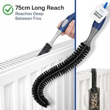 Radiator Cleaning Brush Long Reach Flexible 75cm | Radiator Cleaner Duster Tool
