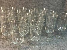 1960’s Libbey INTERLUDE Parfait 8 Oz. Glasses 8474 (Set of 17)