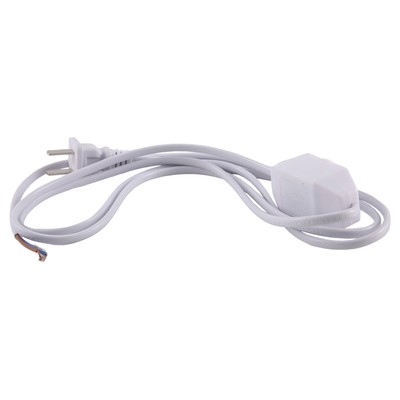 White Lamp  Cord w Dimmer  AC 250V/110V US Plug Z9F11972