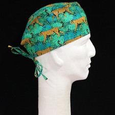Cheetah Theme Scrub Hat
