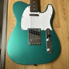 Squier Affinity Series Telecaster Electric Guitar Green Metallic Used Nice