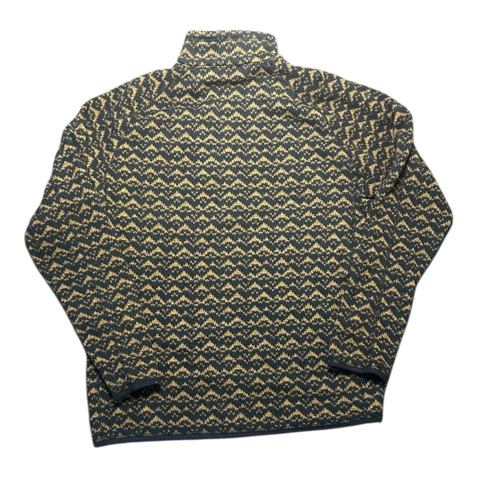 Suéter PATAGONIA Better 1/4 Cremallera Mountain Peak Azul Marino Tostado Para Hombre XXL Foto 2 de 4