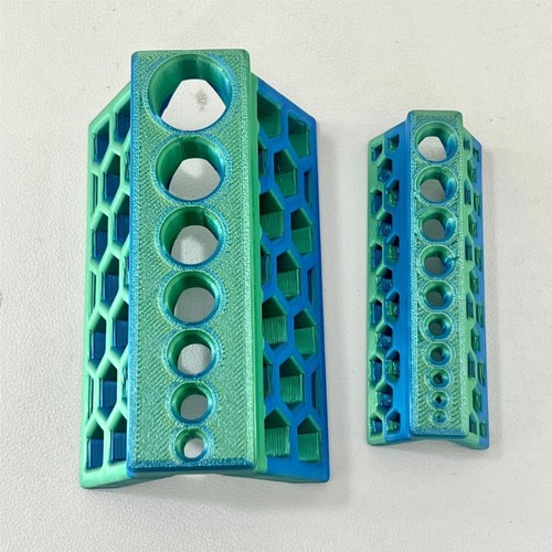 Precise Molded Pipe Jig Fixture For 1/32” 3/8” Tubes Lightweight 3D Printed Tool - Picture 3 of 10