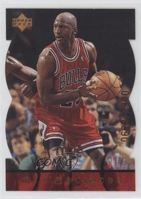 1998 Upper Deck mjx MJ Timepieces Red 668/2300 Michael Jordan #102 HOF 03rx