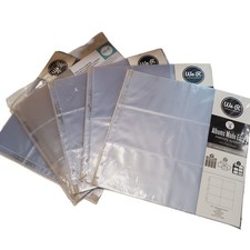 We R Memory Keepers Ring Photo Sleeves 12"X12" Lot of 5 packs of 10 for 4x6