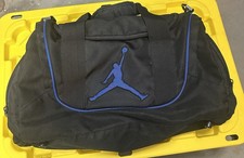 Jordan Essentials Tote Bag Used Michael Jordan Basketball Gym Duffle Black/Blue