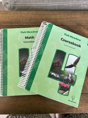 Oak Meadow Grade 4 Coursebook and Math Coursebook. 2020. Great Condition.