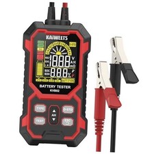 Car Battery Tester, 12V/24V Automotive Load Analyzer with Color LCD, 50-2000