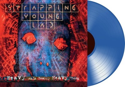 Strapping Young Lad  ''Heavy As A Really Heavy Thing'' transparent blue vinyl LP