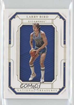 2019 Panini National Treasures Collegiate Gold 18/25 Larry Bird #15 HOF 1bk3