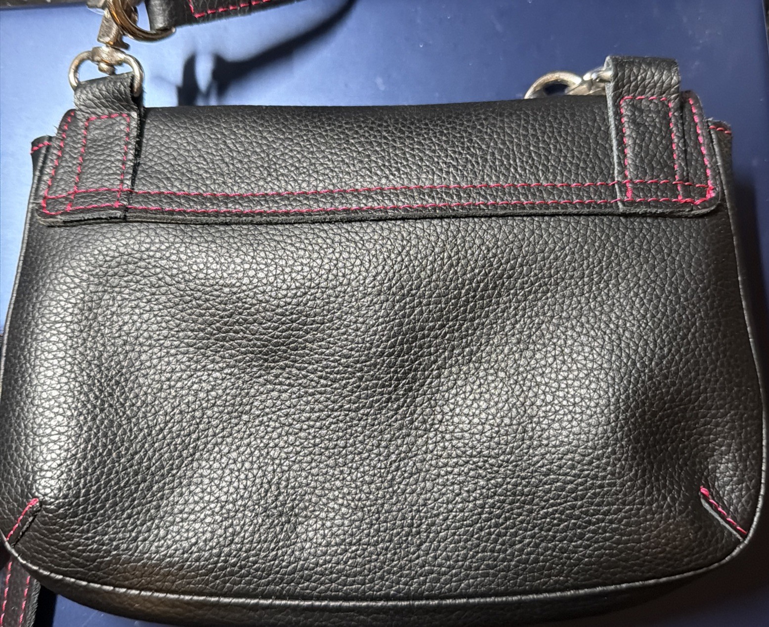 Harley Davidson Black with Pink Trim Crossbody Purse