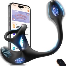 Anal Vibrator Prostata Stimulation Männer mit Penisring Sex Spielzeug für die