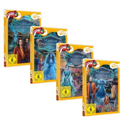 Mystical Riddles 1 2 3 4 PC Wimmelbild Spiele auf Disc Bundle Set NEU&OVP