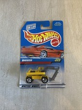Hot Wheels Digger Collector #643 Yellow/Gray Diecast Construction Vehicle 1997