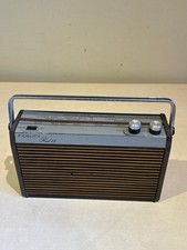 Fidelity Rad 12 Vintage Transistor Radio Made in England Teak Finish