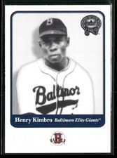 2001 Fleer Greats of the Game #39 Henry Kimbro