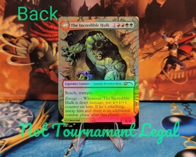 FTP Bruce Banner The Incredible Hulk Foil Borderless MTG Marvel