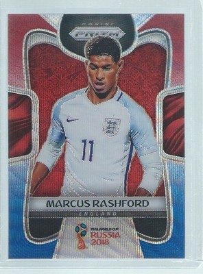 MARCUS RASHFORD 2018 PANINI PRIZM WORLD CUP RED WHITE BLUE WAVE #72