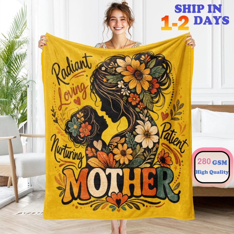 Vintage Distressed Throw Gift For Mom