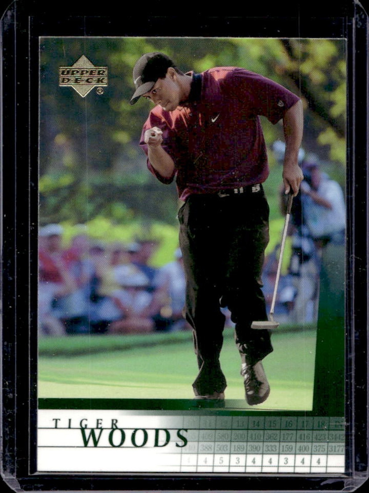 2001 Upper Deck Tiger Woods Rookie RC #1