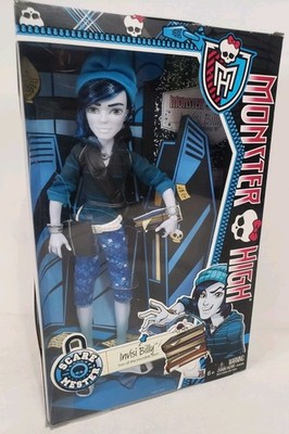 MONSTER HIGH G1 INVISI BILLY SCARE MESTER 2013 MATTEL BJM44 NRFB 