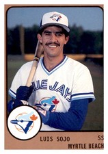 1988 Myrtle Beach Blue Jays ProCards #1189 Luis Sojo Venezuela VZ Baseball Card